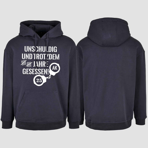 1008 "Unschuldig" Abschluss Oversize Hoodie