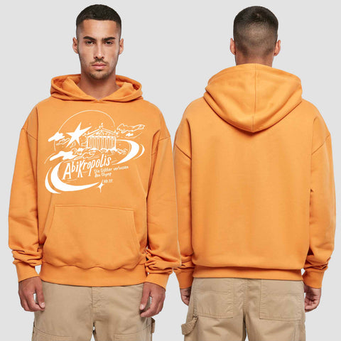 1046 "Abikropolis" Abi Premium Oversize Hoodie einseitig bedruckt