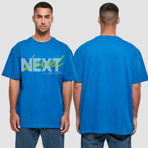 1045 "NEXT Level" Abschluss Oversize T-Shirt einseitig bedruckt