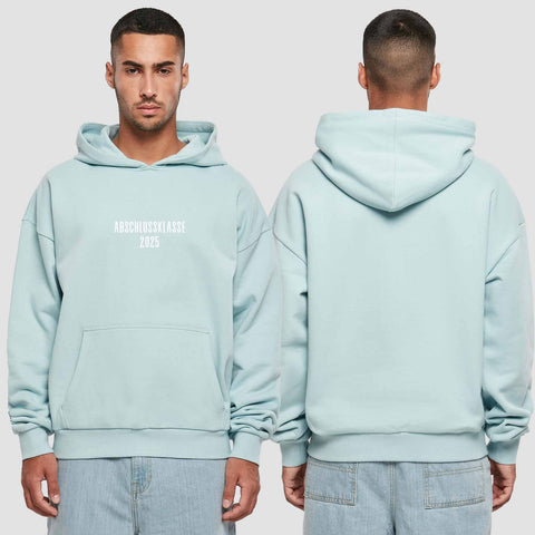 1024 "Abschlussklasse" Abschluss Premium Oversize Hoodie einseitig bedruckt