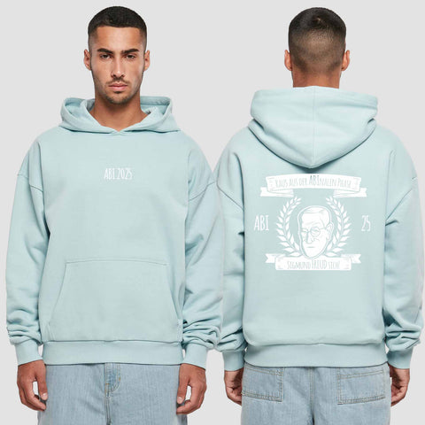 1007 "ABInale Phase" Abi Premium Oversize Hoodie beidseitig bedruckt