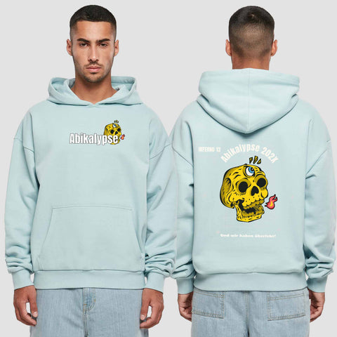 1056 "Abikalypse" Abi Premium Oversize Hoodie beidseitig bedruckt