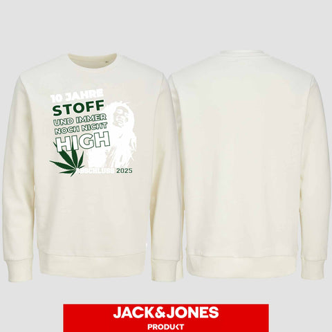 1030 "Stoff" Abschluss Sweatshirt by Jack&Jones einseitig bedruckt