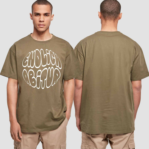 1038 "Endlich Abitur" ABI Oversize T-Shirt einseitig bedruckt
