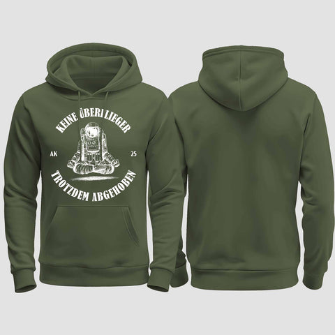 1043 "Überflieger" Abschluss regular College Hoodie einseitig bedruckt
