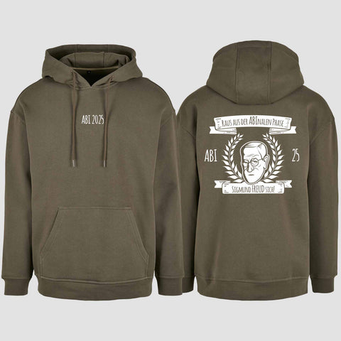 1007 "Abinale Phase" Abi Oversize Hoodie beidseitig bedruckt