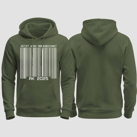 1026 "Abschluss" Abschluss regular College Hoodie einseitig bedruckt