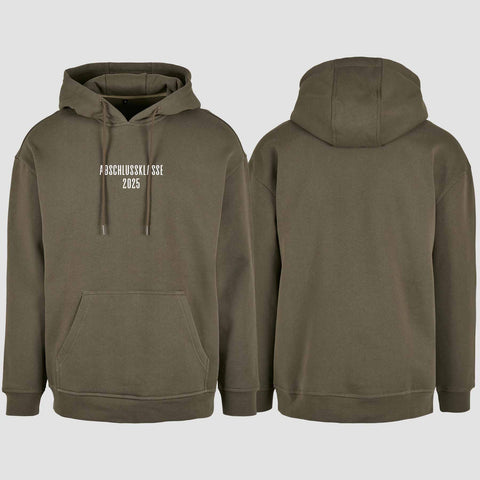 1024 "Abschlussklasse 2025" Abschluss Oversize Hoodie einseitig bedruckt