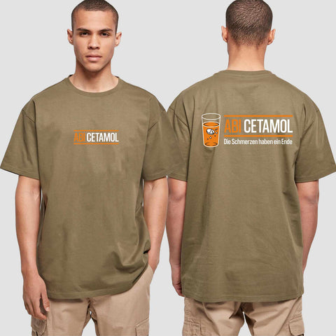 1002 "Abicetamol" Abi Oversize T-Shirt beidseitig bedruckt