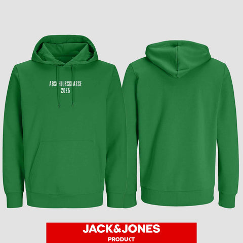 1024 "Abschlussklasse" Abschluss Hoodie by Jack&Jones einseitig bedruckt