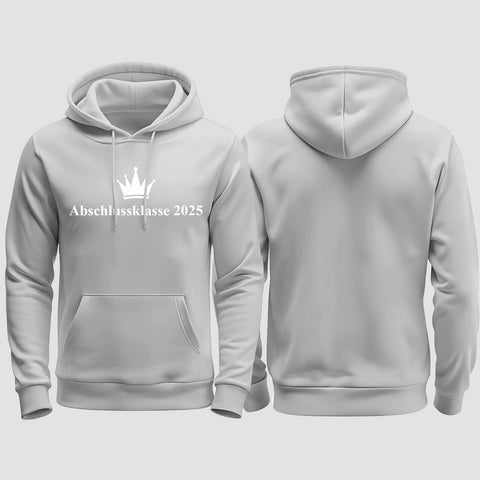 1047 "Abschluss Krone" Abschluss regular College Hoodie einseitig bedruckt