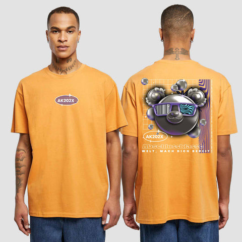 1055 "Welt, mach dich bereit" Abschluss  Oversize T-Shirt beidseitig bedruckt