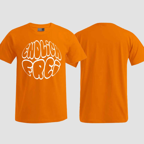 1034 "Endlich frei" Abschluss ABI T-Shirt einseitig bedruckt