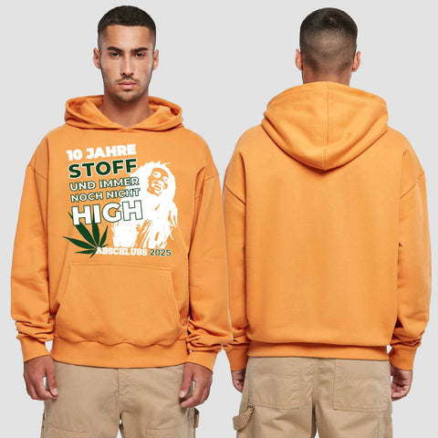 1030 "der Stoff" Abschluss Premium Oversize Hoodie einseitig bedruckt