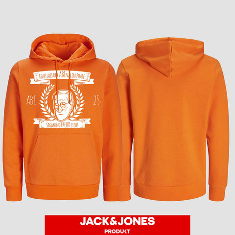 1005 "Abinale Phase" Abi Hoodie by Jack&Jones einseitig bedruckt