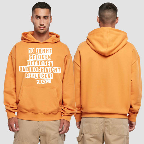 1030 "nicht geflogen" Abschluss Premium Oversize Hoodie einseitig bedruckt