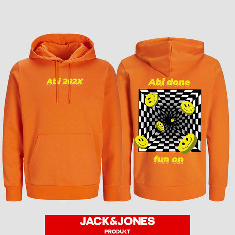 1054 "Abi done" ABI Hoodie by Jack&Jones beidseitig bedruckt