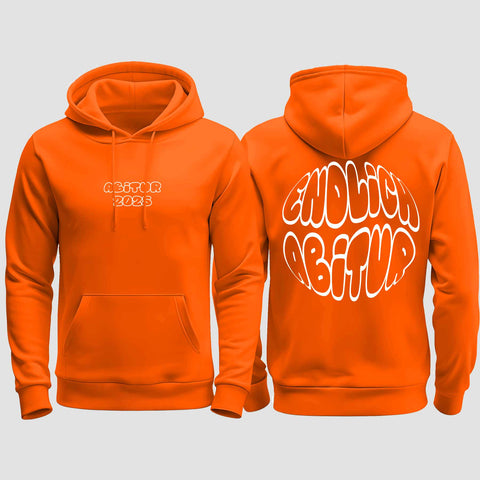 1037 "Endlich Frei" Abi regular College Hoodie beidseitig bedruckt