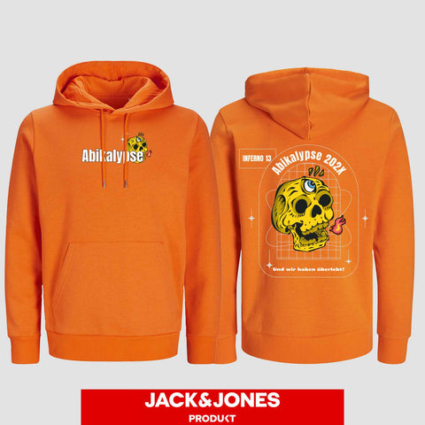1056 "Abikalypse" ABI Hoodie by Jack&Jones beidseitig bedruckt
