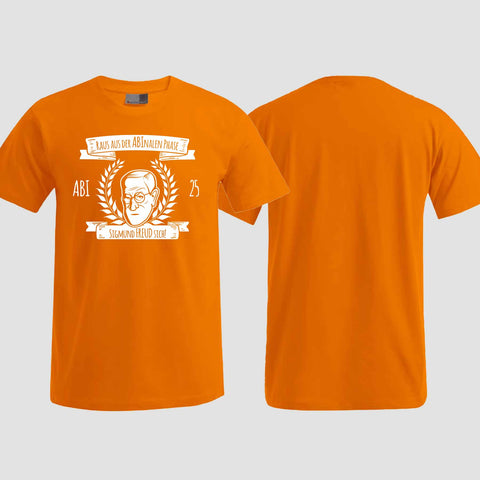 1005 "Abinale Phase" Abi T-Shirt einseitig bedruckt
