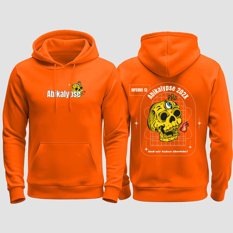 1056 "Abikalypse" Abi regular College Hoodie beidseitig bedruckt