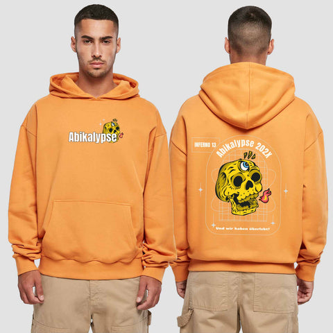 1056 "Abikalypse" Abi Premium Oversize Hoodie beidseitig bedruckt