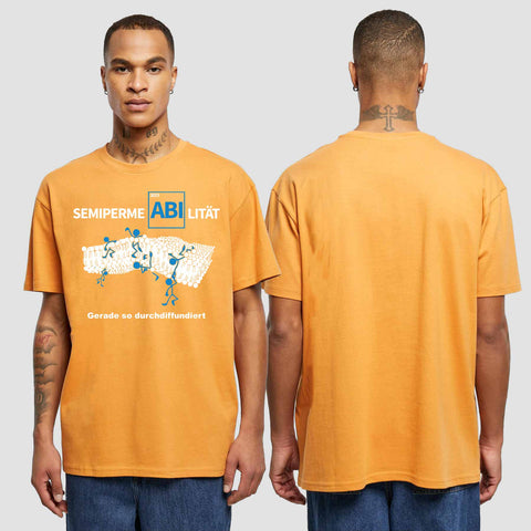 1033 "duchdiffundiert" ABI Oversize T-Shirt einseitig bedruckt