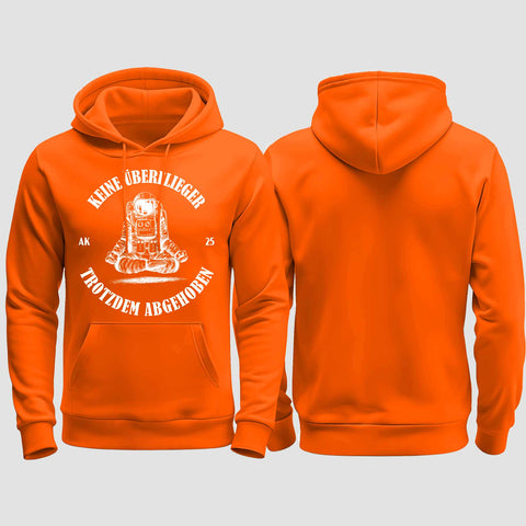 1043 "Überflieger" Abschluss regular College Hoodie einseitig bedruckt