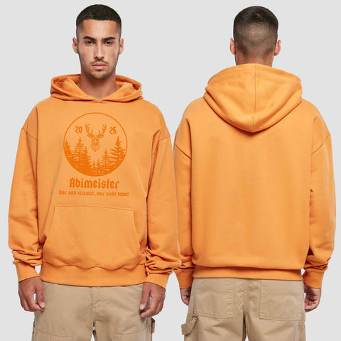 1004 "Abimeister" Abi Premium Oversize Hoodie einseitig bedruckt