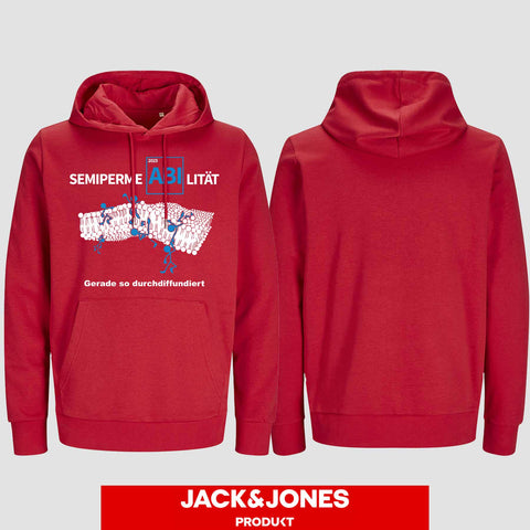 1033 "Durchdiffundiert" ABI Hoodie by Jack&Jones einseitig bedruckt