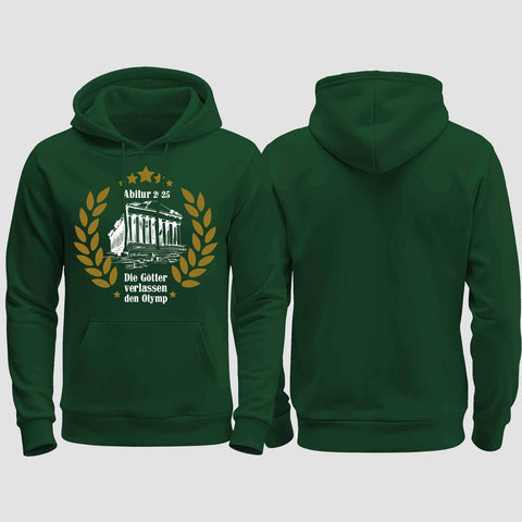1040 "der Olymp" Abi regular College Hoodie einseitig bedruckt