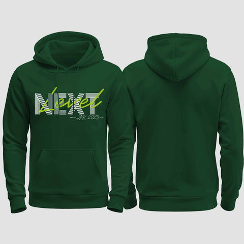 1045 "next Level" Abschluss regular College Hoodie einseitig bedruckt