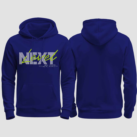 1045 "next Level" Abschluss regular College Hoodie einseitig bedruckt