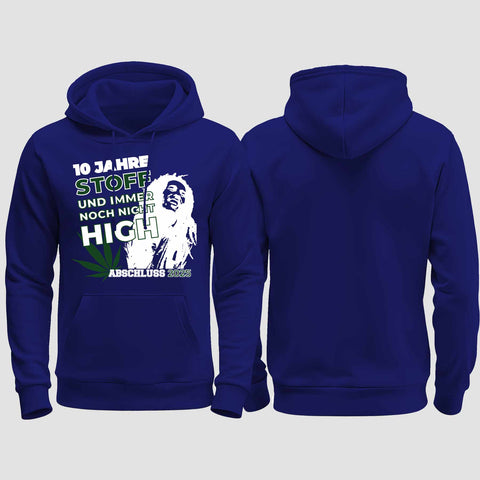 1030 "der Stoff" Abschluss regular College Hoodie einseitig bedruckt