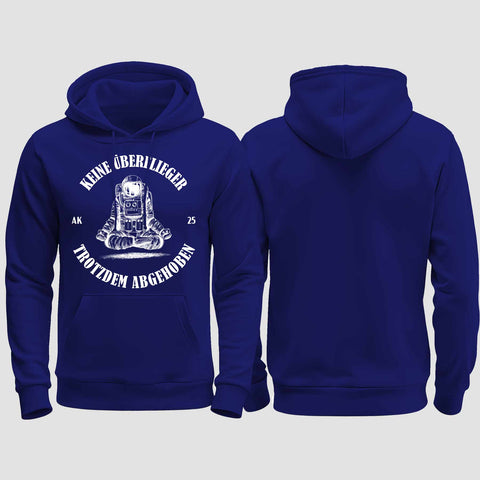 1043 "Überflieger" Abschluss regular College Hoodie einseitig bedruckt