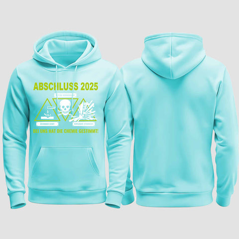 1032 "Chemie" Abschluss regular College Hoodie einseitig bedruckt