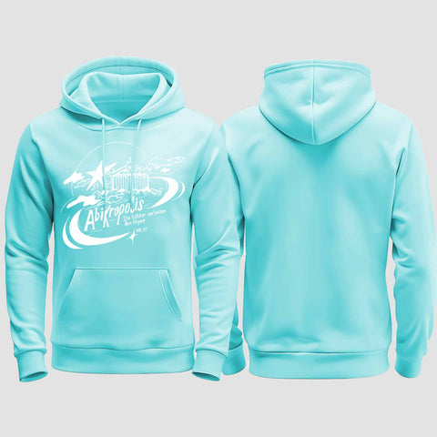 1046 "Abikropolis" Abi regular College Hoodie einseitig bedruckt