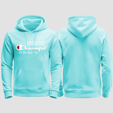 1028 "Abschluss Champs" Abschluss regular College Hoodie einseitig bedruckt