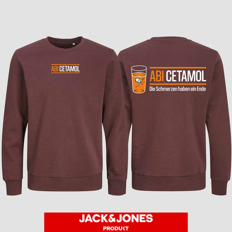 1002 "Abicetamol" Abi Sweatshirt by Jack&Jones beidseitig bedruckt