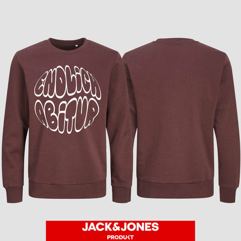 1038 "Endlich Abitur" Abi Sweatshirt by Jack&Jones einseitig bedruckt