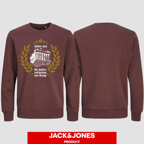 1040 "Olymp" Abi Sweatshirt by Jack&Jones einseitig bedruckt