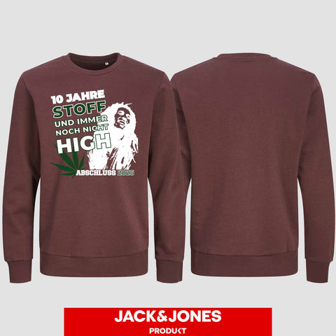 1030 "Stoff" Abschluss Sweatshirt by Jack&Jones einseitig bedruckt