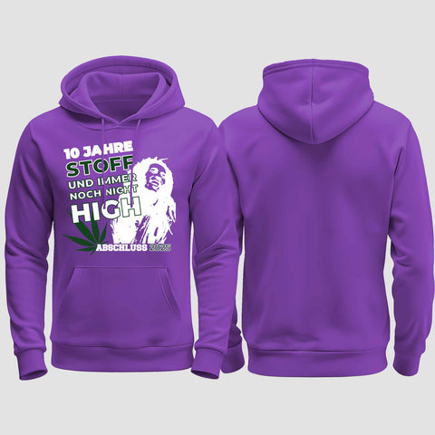 1030 "der Stoff" Abschluss regular College Hoodie einseitig bedruckt