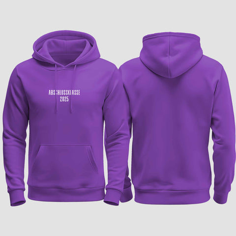 1024 "Abschlussklasse 2025" Abschluss regular College Hoodie einseitig bedruckt