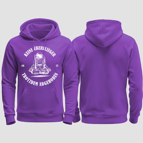 1043 "Überflieger" Abschluss regular College Hoodie einseitig bedruckt