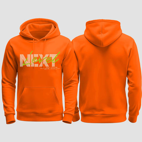 1045 "next Level" Abschluss regular College Hoodie einseitig bedruckt