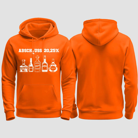 1039 "Abschluss 20,25%" Abschluss regular College Hoodie einseitig bedruckt