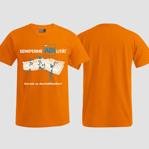 1033 "Durchdiffundiert" ABI T-Shirt einseitig bedruckt