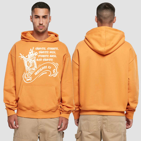 1048 "Säufste" Abschluss Premium Oversize Hoodie einseitig bedruckt