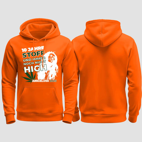 1030 "der Stoff" Abschluss regular College Hoodie einseitig bedruckt